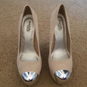 Charlotte Russe tan pumps